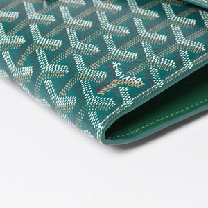 新品同様 GOYARD ゴヤール Chypre シープル ポーチウォレット ショルダーバッグ CHYPRPPMLTY09CL09P グリーン 中古 4a004367
