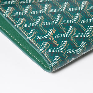 新品同様 GOYARD ゴヤール Chypre シープル ポーチウォレット ショルダーバッグ CHYPRPPMLTY09CL09P グリーン 中古 4a004367