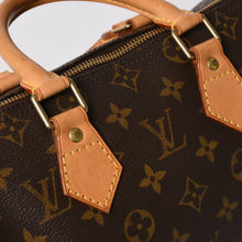 Load image into Gallery viewer, LOUIS VUITTON ルイヴィトン スピーディ25 ハンドバック M41528 モノグラム PVCコーティングキャンバス SP0065 レザー ブラウン ゴールド金具 美品 中古 4a004370