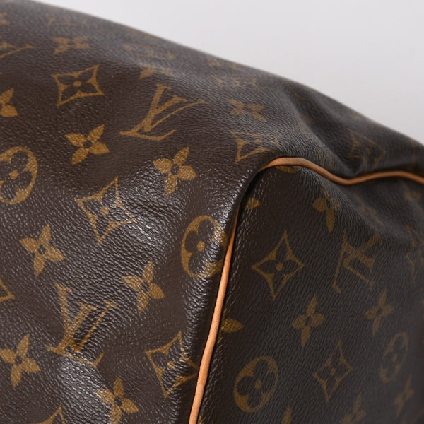 LOUIS VUITTON Speedy 25 Handbag M41528 Monogram PVC Coated Canvas SP0065 Leather Brown Gold Hardware Good Condition Used 4a004370