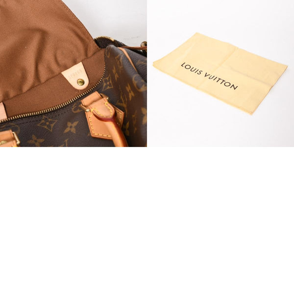 LOUIS VUITTON Speedy 25 Handbag M41528 Monogram PVC Coated Canvas SP0065 Leather Brown Gold Hardware Good Condition Used 4a004370