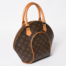 Load image into Gallery viewer, LOUISVUITTON ルイヴィトン エリプスPM ハンドバッグ M51127 モノグラム PVC レザー ブラウン ゴールド金具 美品 中古 4a004386