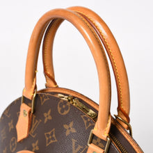 Load image into Gallery viewer, LOUISVUITTON ルイヴィトン エリプスPM ハンドバッグ M51127 モノグラム PVC レザー ブラウン ゴールド金具 美品 中古 4a004386