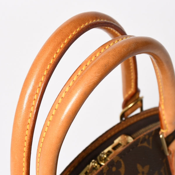 LOUISVUITTON ルイヴィトン エリプスPM ハンドバッグ M51127 モノグラム PVC レザー ブラウン ゴールド金具 美品 中古 4a004386