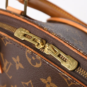 LOUISVUITTON ルイヴィトン エリプスPM ハンドバッグ M51127 モノグラム PVC レザー ブラウン ゴールド金具 美品 中古 4a004386
