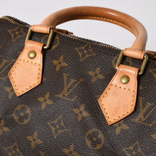 Load image into Gallery viewer, LOUIS VUITTON ルイヴィトン スピーディ25 ハンドバック M41528 モノグラム PVCコーティングキャンバス SP1015 レザー ブラウン ゴールド金具 美品 中古 4a004341