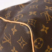Load image into Gallery viewer, LOUIS VUITTON ルイヴィトン スピーディ25 ハンドバック M41528 モノグラム PVCコーティングキャンバス SP1015 レザー ブラウン ゴールド金具 美品 中古 4a004341