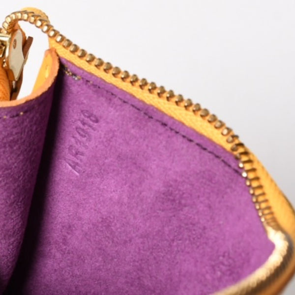 極美品 LOUIS VUITTON ルイヴィトン ポシェット アクセソワール アクセサリーポーチ M52959 エピレザー イエロー ゴールド金具 中古 4a003941
