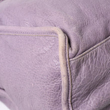 画像をギャラリービューアに読み込む, BALENCIAGA バレンシアガ The City ザシティ 2WAY ハンドバッグ ショルダーバッグ パープル レザー 115748 美品 中古 4a004242