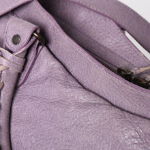 画像をギャラリービューアに読み込む, BALENCIAGA バレンシアガ The City ザシティ 2WAY ハンドバッグ ショルダーバッグ パープル レザー 115748 美品 中古 4a004242