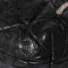 画像をギャラリービューアに読み込む, 極美品 CHROME HEARTS クロムハーツ DRW STRNG SACK CRS PATCH ドローストリング サック 巾着 38パッチ レザー シルバー925 中古 4a004437