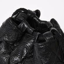 画像をギャラリービューアに読み込む, 極美品 CHROME HEARTS クロムハーツ DRW STRNG SACK CRS PATCH ドローストリング サック 巾着 38パッチ レザー シルバー925 中古 4a004437
