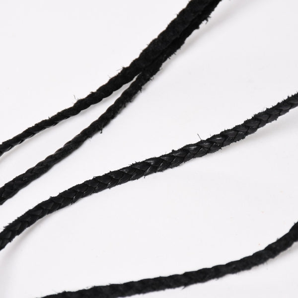 極美品 CHROME HEARTS クロムハーツ DRW STRNG SACK CRS PATCH ドローストリング サック 巾着 38パッチ レザー シルバー925 中古 4a004437