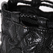 画像をギャラリービューアに読み込む, 極美品 CHROME HEARTS クロムハーツ DRW STRNG SACK CRS PATCH ドローストリング サック 巾着 38パッチ レザー シルバー925 中古 4a004437