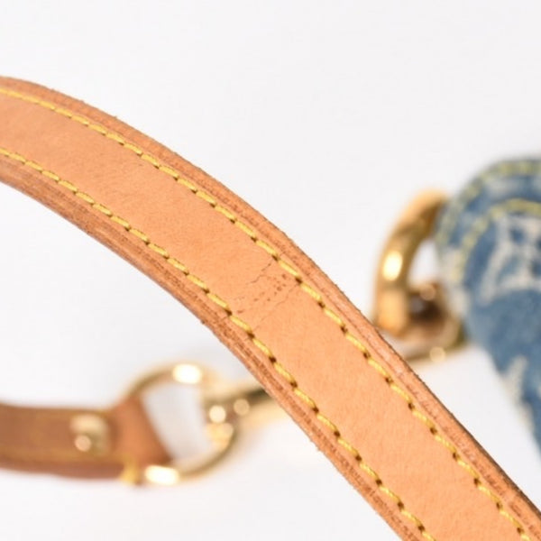 LOUIS VUITTON Mini Pretty One Shoulder Bag M95050 Monogram Denim Indigo Blue Good Condition Used 4a004276
