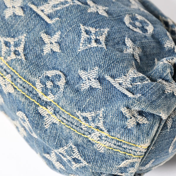 LOUIS VUITTON Mini Pretty One Shoulder Bag M95050 Monogram Denim Indigo Blue Good Condition Used 4a004276