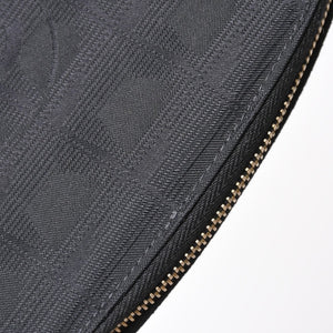 CHANEL New Travel Line Multi Pouch CD Case Accessory Case Black Coco Mark Nylon Jacquard Fabric Gold Hardware Good Condition Used 4a003890