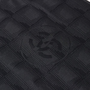 CHANEL New Travel Line Multi Pouch CD Case Accessory Case Black Coco Mark Nylon Jacquard Fabric Gold Hardware Good Condition Used 4a003890