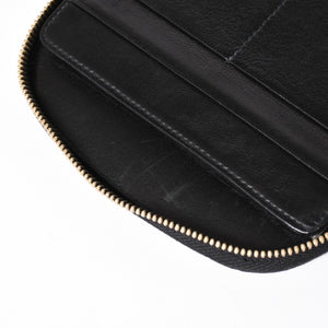 CHANEL New Travel Line Multi Pouch CD Case Accessory Case Black Coco Mark Nylon Jacquard Fabric Gold Hardware Good Condition Used 4a003890