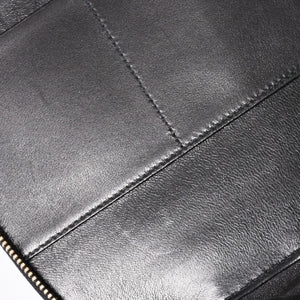 CHANEL New Travel Line Multi Pouch CD Case Accessory Case Black Coco Mark Nylon Jacquard Fabric Gold Hardware Good Condition Used 4a003890