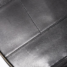 画像をギャラリービューアに読み込む, CHANEL シャネル ニュートラベルライン マルチポーチ CDケース 小物入れ ブラック ココマーク ナイロンジャガード生地 ゴールド金具 美品 中古 4a003890