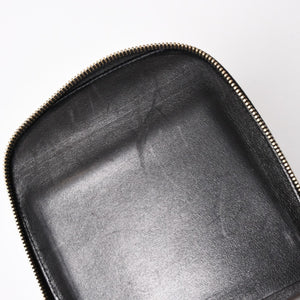 CHANEL New Travel Line Multi Pouch CD Case Accessory Case Black Coco Mark Nylon Jacquard Fabric Gold Hardware Good Condition Used 4a003890