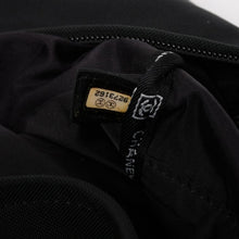 Load image into Gallery viewer, 新品同様 CHANEL シャネル スポーツライン ハンドバッグ 9番台 ココマーク ウール ナイロン レザー ネイビー ブラック 中古 4a004383