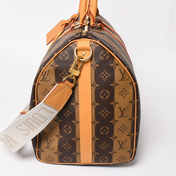 新品同様 LOUIS VUITTON×NIGO ルイヴィトン×ニゴー ボストンバッグ キーポルバンドリエール50 M45967 中古 4a004380
