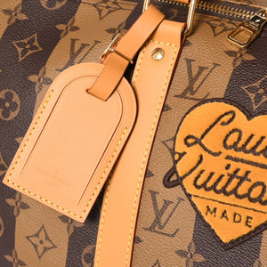 新品同様 LOUIS VUITTON×NIGO ルイヴィトン×ニゴー ボストンバッグ キーポルバンドリエール50 M45967 中古 4a004380