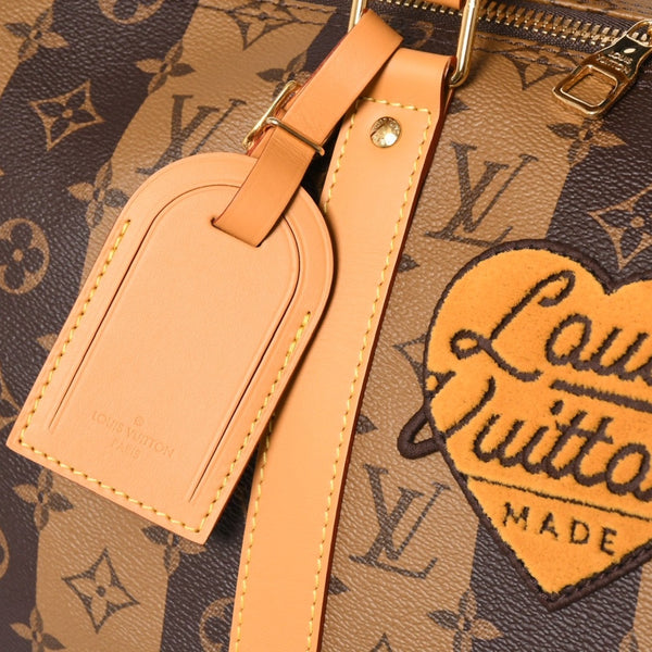 新品同様 LOUIS VUITTON×NIGO ルイヴィトン×ニゴー ボストンバッグ キーポルバンドリエール50 M45967 中古 4a004380