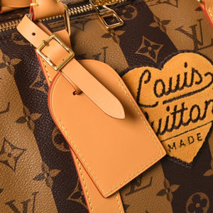 新品同様 LOUIS VUITTON×NIGO ルイヴィトン×ニゴー ボストンバッグ キーポルバンドリエール50 M45967 中古 4a004380