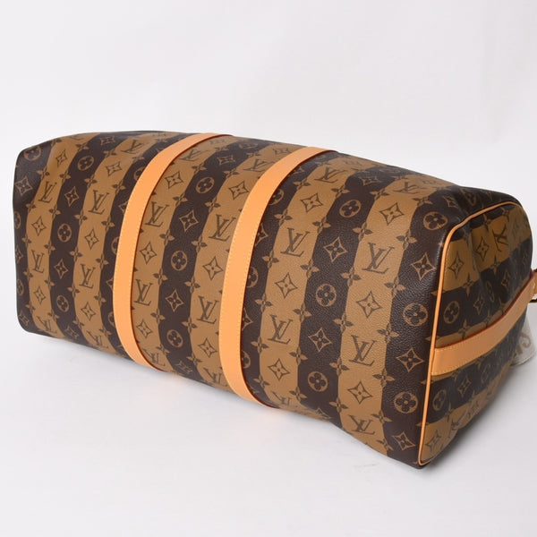 新品同様 LOUIS VUITTON×NIGO ルイヴィトン×ニゴー ボストンバッグ キーポルバンドリエール50 M45967 中古 4a004380