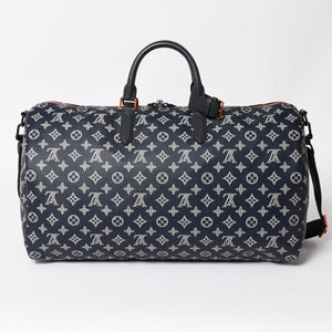 極美品 LOUIS VUITTON ルイヴィトン ボストンバッグ キーポル50バンドリエール モノグラムインク アップサイドダウン M43684 4a004348