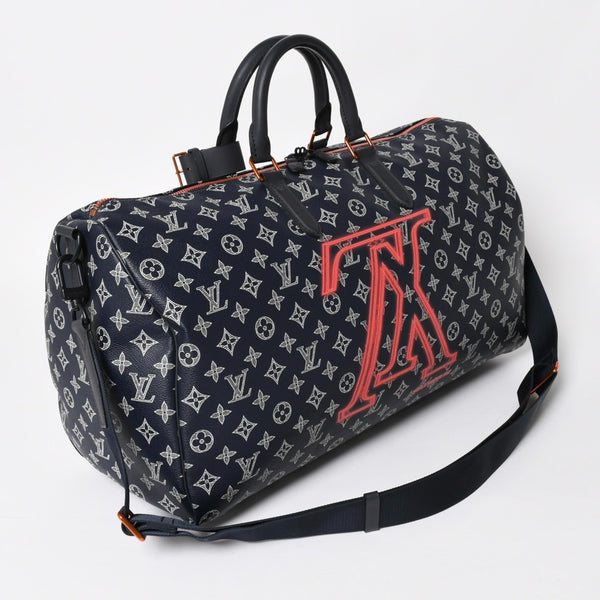 極美品 LOUIS VUITTON ルイヴィトン ボストンバッグ キーポル50バンドリエール モノグラムインク アップサイドダウン M43684 4a004348