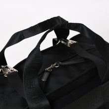 Load image into Gallery viewer, 新品同様 CHANEL シャネル スポーツライン ハンドバッグ 9番台 ココマーク ウール ナイロン レザー ネイビー ブラック 中古 4a004383