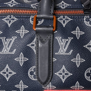 極美品 LOUIS VUITTON ルイヴィトン ボストンバッグ キーポル50バンドリエール モノグラムインク アップサイドダウン M43684 4a004348