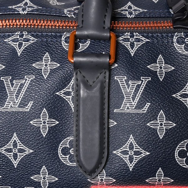 極美品 LOUIS VUITTON ルイヴィトン ボストンバッグ キーポル50バンドリエール モノグラムインク アップサイドダウン M43684 4a004348