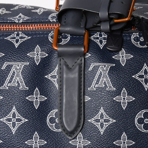 極美品 LOUIS VUITTON ルイヴィトン ボストンバッグ キーポル50バンドリエール モノグラムインク アップサイドダウン M43684 4a004348