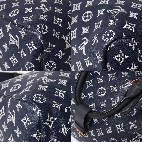 極美品 LOUIS VUITTON ルイヴィトン ボストンバッグ キーポル50バンドリエール モノグラムインク アップサイドダウン M43684 4a004348