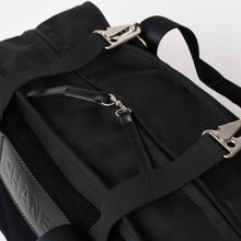Load image into Gallery viewer, 新品同様 CHANEL シャネル スポーツライン ハンドバッグ 9番台 ココマーク ウール ナイロン レザー ネイビー ブラック 中古 4a004383