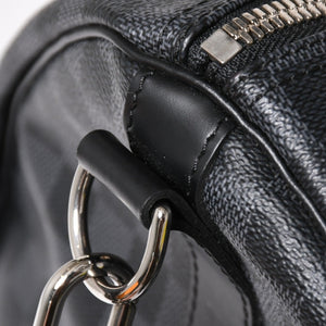 Very Good LOUIS VUITTON Keepall Bandouliere 55 Boston Bag Damier Graphite Black N41413 Used 4a004350