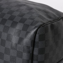 Load image into Gallery viewer, 極美品 ルイヴィトン LOUIS VUITTON キーポル バンドリエール 55 ボストンバッグ ダミエ グラフィット ブラック N41413 中古 4a004350