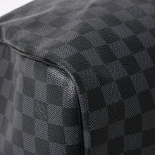 Load image into Gallery viewer, 極美品 ルイヴィトン LOUIS VUITTON キーポル バンドリエール 55 ボストンバッグ ダミエ グラフィット ブラック N41413 中古 4a004350