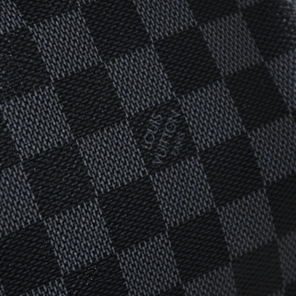 Very Good LOUIS VUITTON Keepall Bandouliere 55 Boston Bag Damier Graphite Black N41413 Used 4a004350