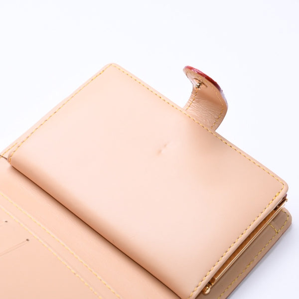 Very Good Condition LOUIS VUITTON Portefeuille Viennois Bifold Wallet M92987 Monogram Multicolor White Takashi Murakami Used 4a004393