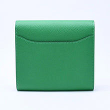 Load image into Gallery viewer, 新品同様品 HERMES エルメス 二つ折り財布 折り財布 シルバー金具 ヴォーエプソン グリーン 緑 ◻︎R刻印 中古 4a004395
