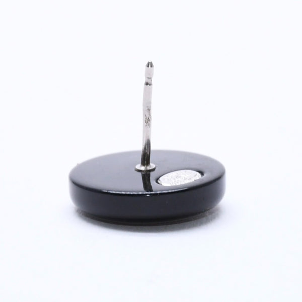 CHANEL シャネル ココマーク ピアス 重量約0.88g 05V刻印 樹脂系 ラインストーン ブラック 片耳用 美品 中古 51293