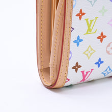 Load image into Gallery viewer, 極美品 LOUIS VUITTON ルイヴィトン ポルトフォイユ ヴィエノワ 二つ折り財布 M92987 モノグラム マルチカラー ホワイト 村上隆 中古 4a004393
