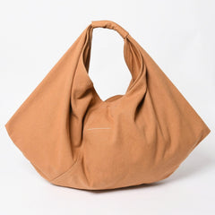 Very Good Condition MM6 Maison Margiela Japanese Bag SB5WC0019 Canvas Brown Cuff Used 4a004394