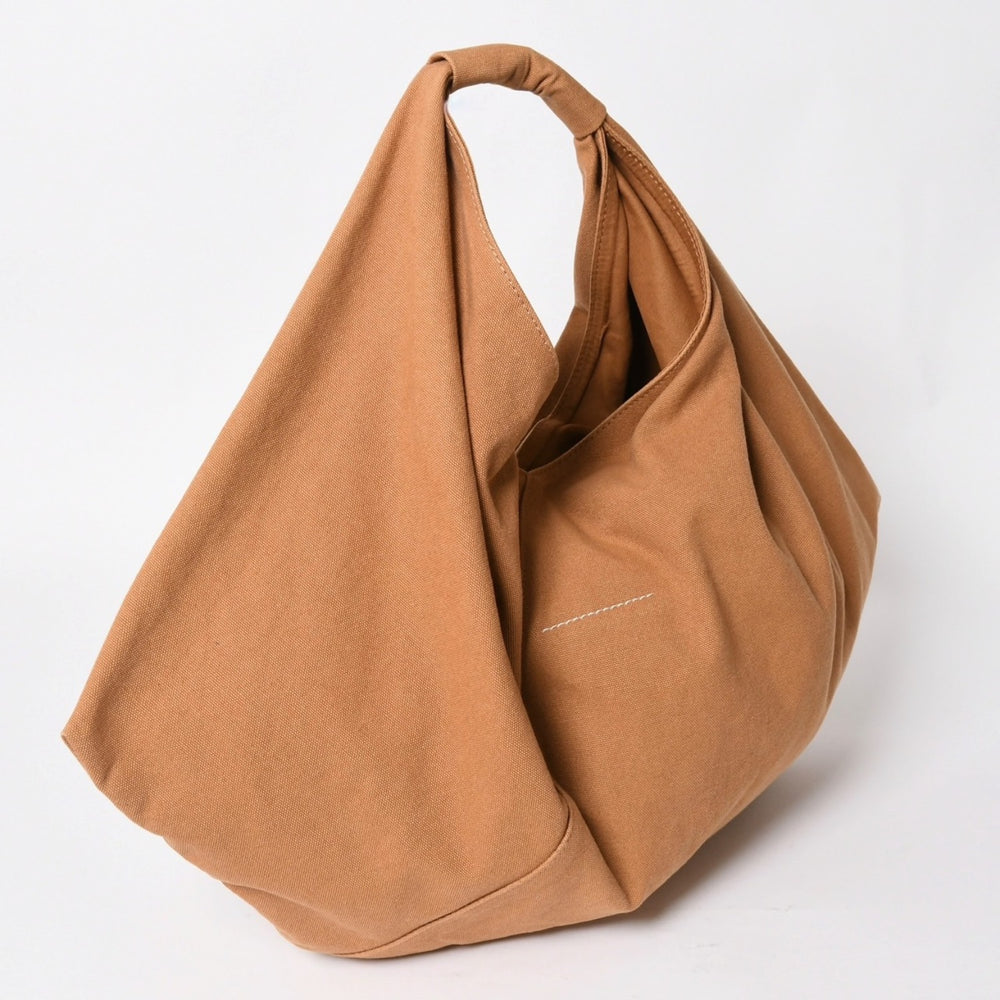 極美品 MM6 Maison Margiela エムエムシックス メゾン マルジェラ ジャパニーズ バッグ SB5WC0019 キャンバス ブラウン カフ 中古 4a004394